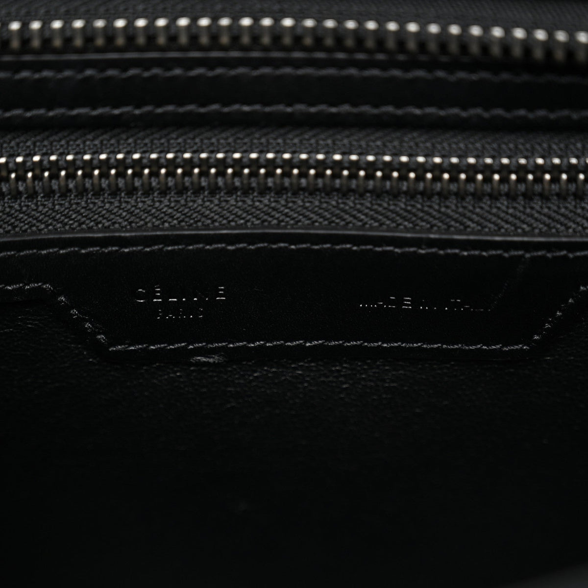 Celine Calfskin Bullhide Micro Luggage Tri-Color Bright Red