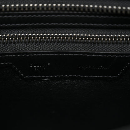 Celine Calfskin Bullhide Micro Luggage Tri-Color Bright Red