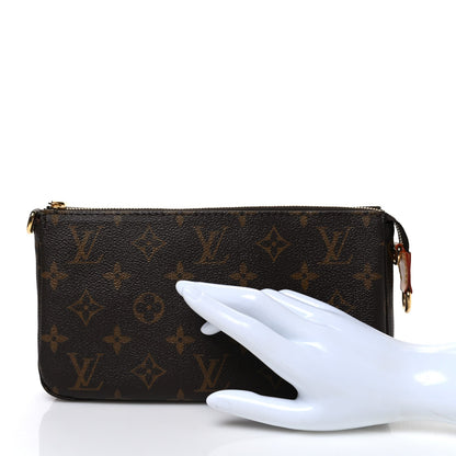 Louis Vuitton Monogram Chain Pochette Accessoires Brown