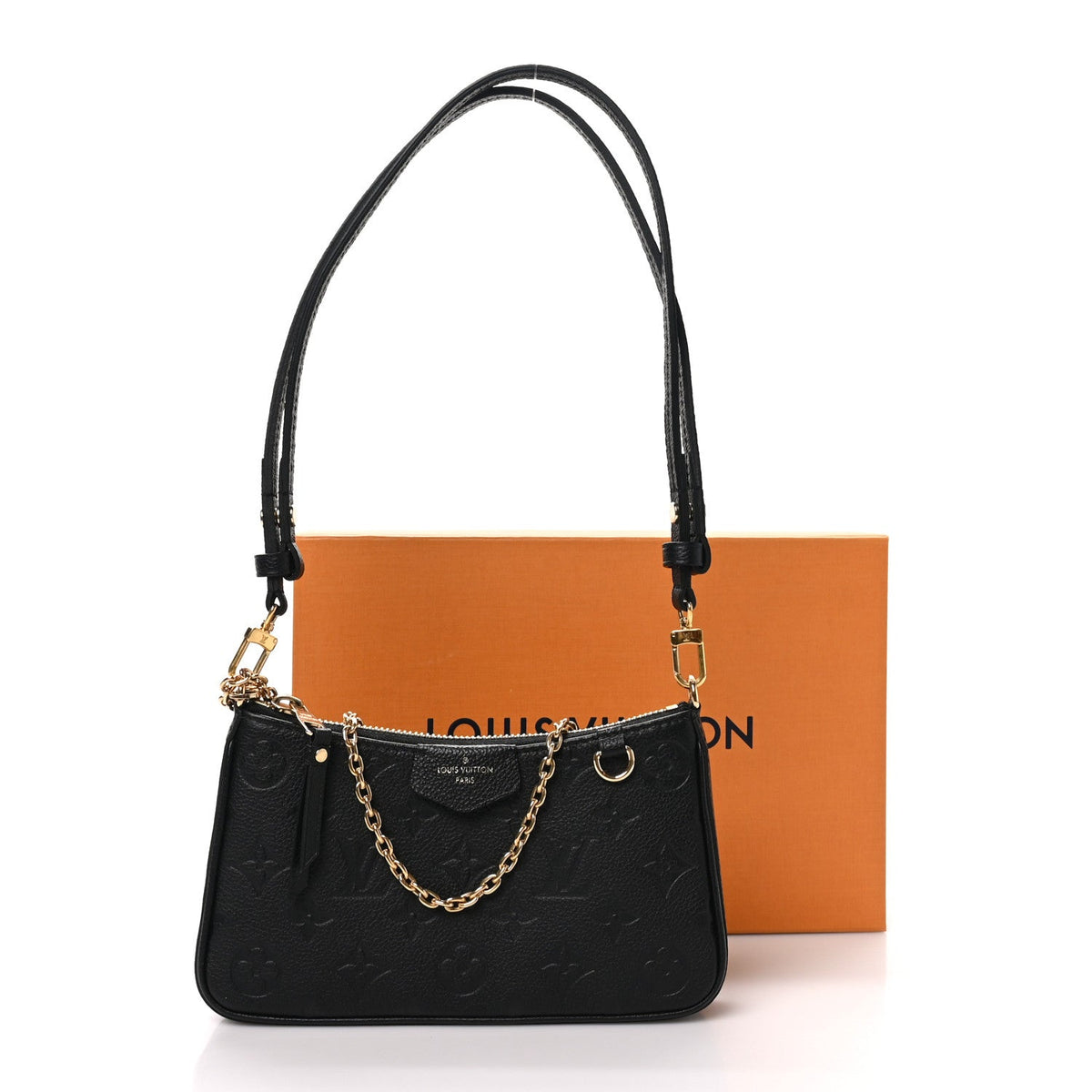 Louis Vuitton Empreinte Easy Pouch On Strap Black