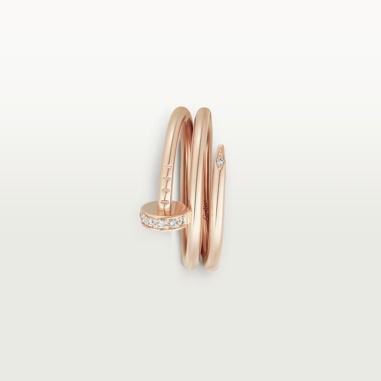 18K Gold Diamond Cartier Juste un Clou Ring