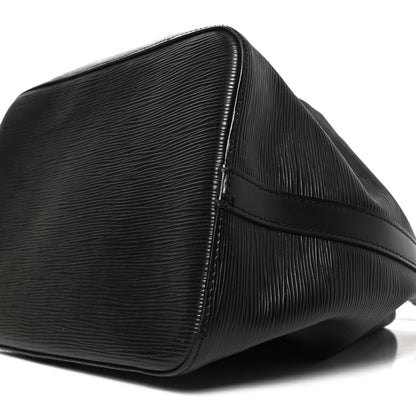 Louis Vuitton Epi Petit Noe Shoulder Bag Black