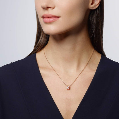 18K Gold Diamond Chaumet Liens Evidence Pendant