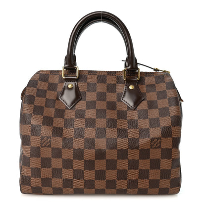 Louis Vuitton Damier Ebene Speedy 25 Brown