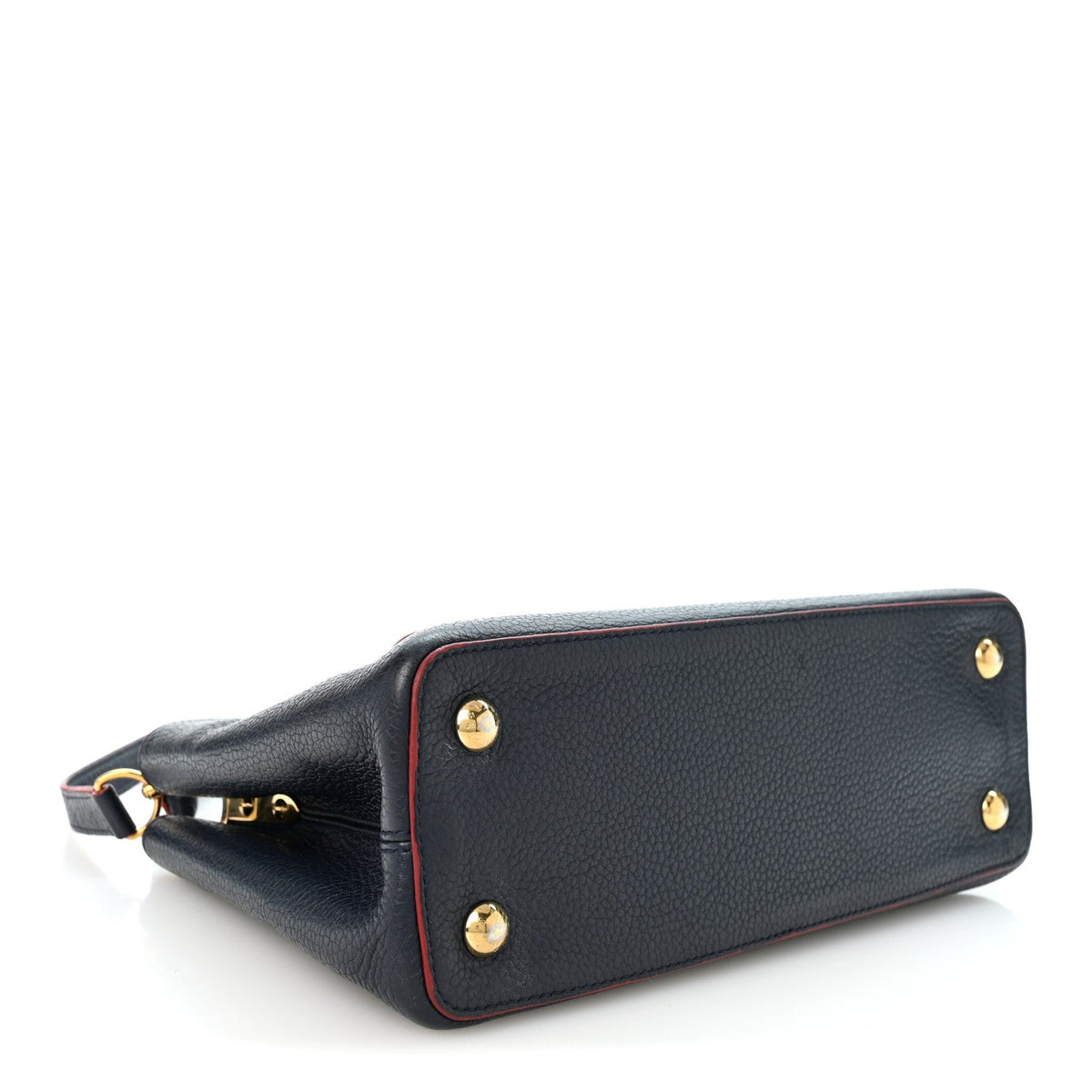 Louis Vuitton Taurillon Capucines PM Marine Rouge