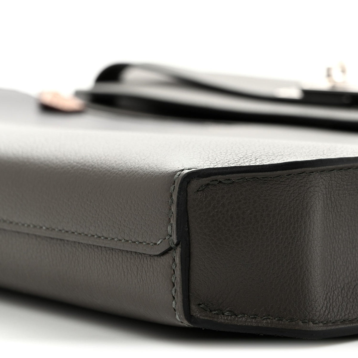 Hermes Evercolor Evergrain Barenia Kelly Depeches 36 Briefcase Vert De Gris
