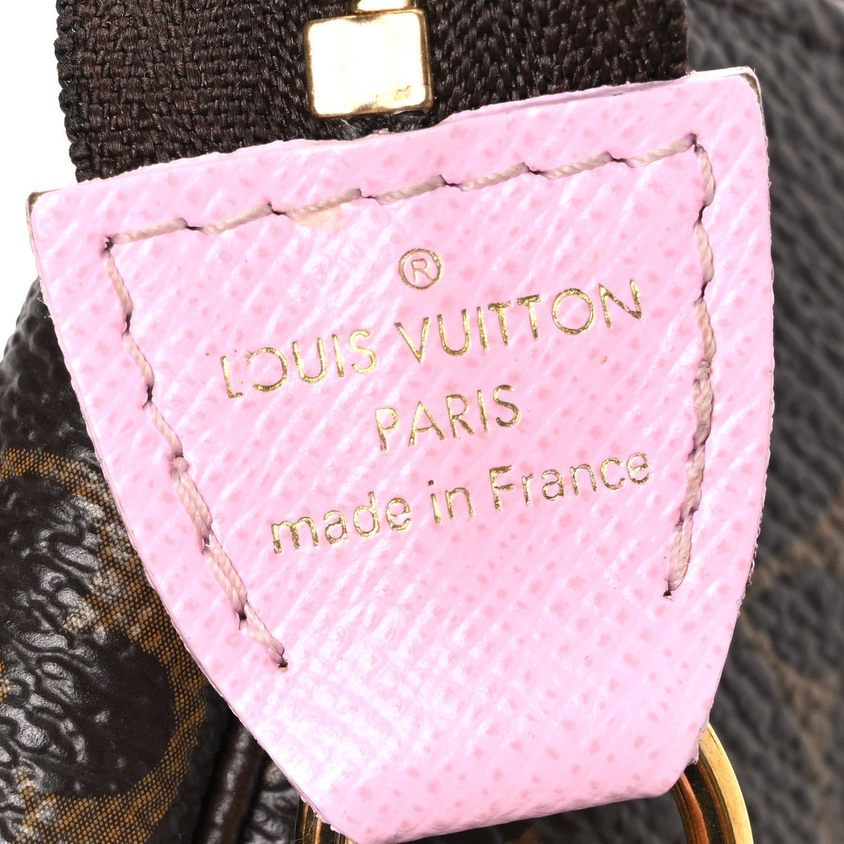 Louis Vuitton Monogram 2021 Christmas Mini Pochette Accessoires Wisteria Pink