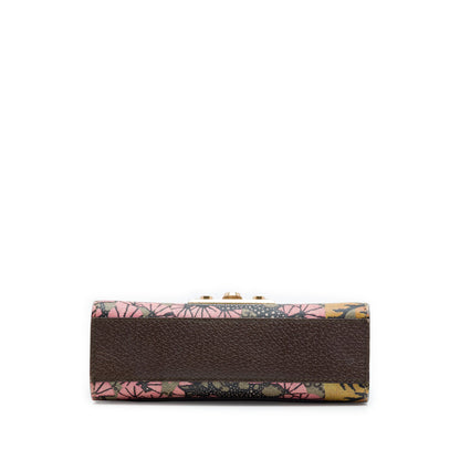 Padlock Shoulder Bag Bengal Print GG Coated Canvas Small