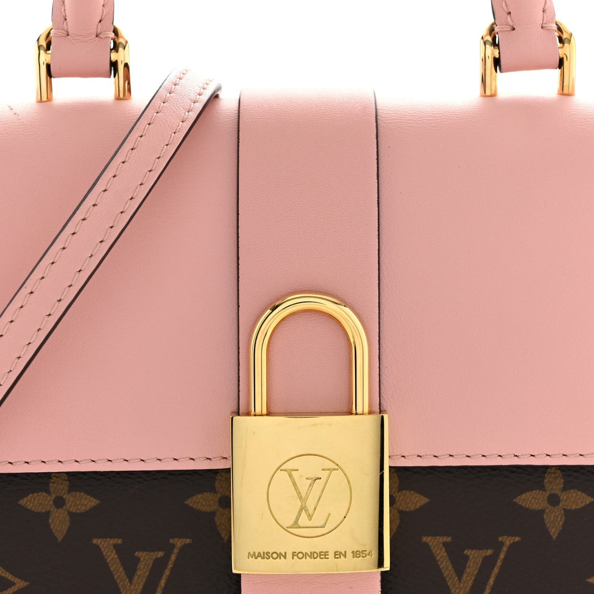 Louis Vuitton Monogram Calfskin Locky BB Rose Poudre 1981854