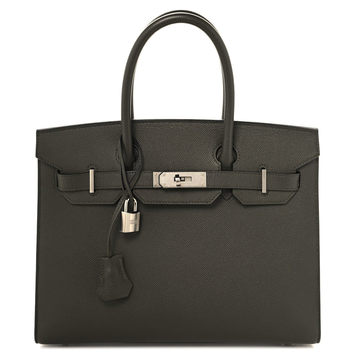 Hermes Epsom Birkin Sellier 30 Bag Vert De Gris