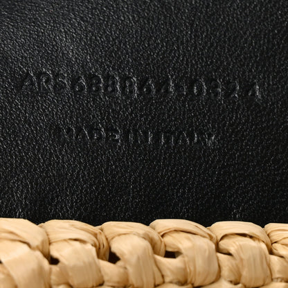 Saint Laurent Raffia Rive Gauche Tote Natural