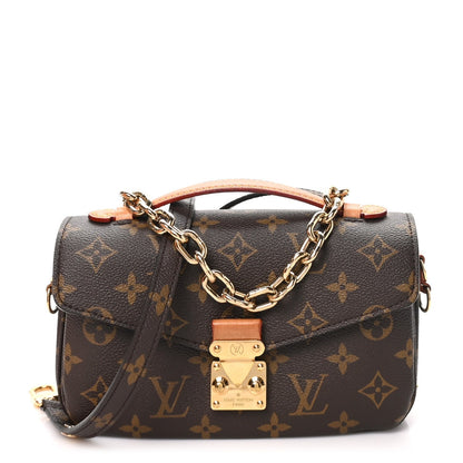 Louis Vuitton Monogram Pochette Metis East West