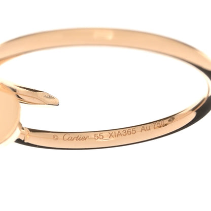Cartier 18K Yellow Gold Small Juste Un Clou Ring 55 7.25