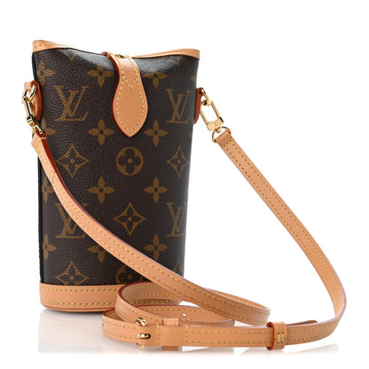 Louis Vuitton Monogram Fold Me Pouch Brown
