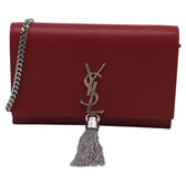 Classic Monogram Tassel Chain Wallet Leather