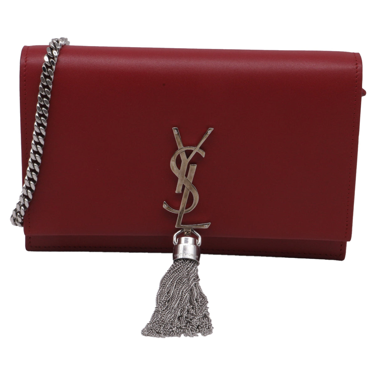 Classic Monogram Tassel Chain Wallet Leather
