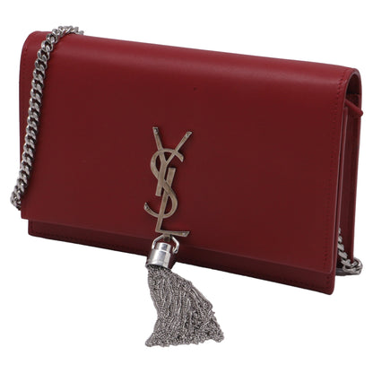 Classic Monogram Tassel Chain Wallet Leather