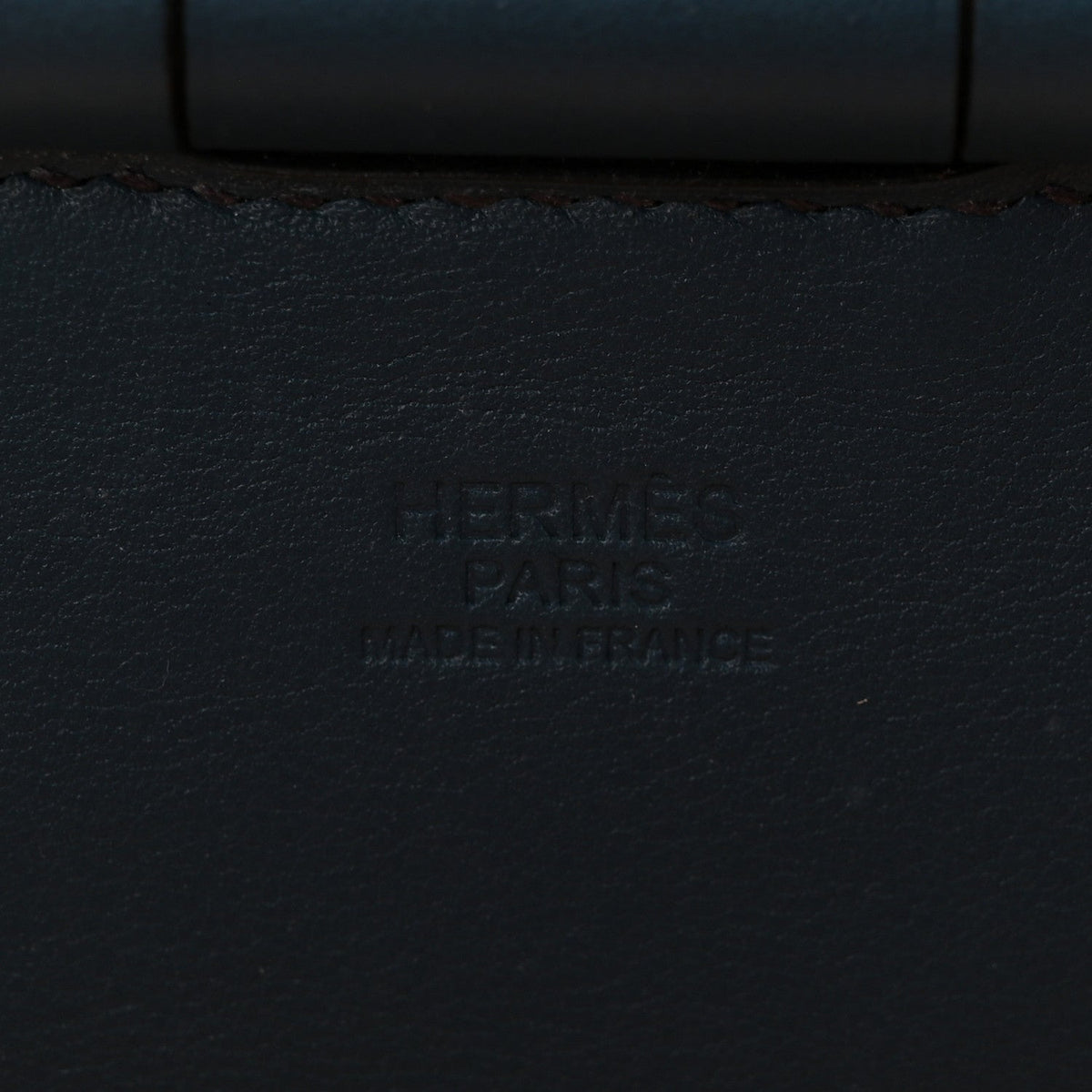 Hermes Swift Wicker Picnic Fishing Bag Bleu de Prusse