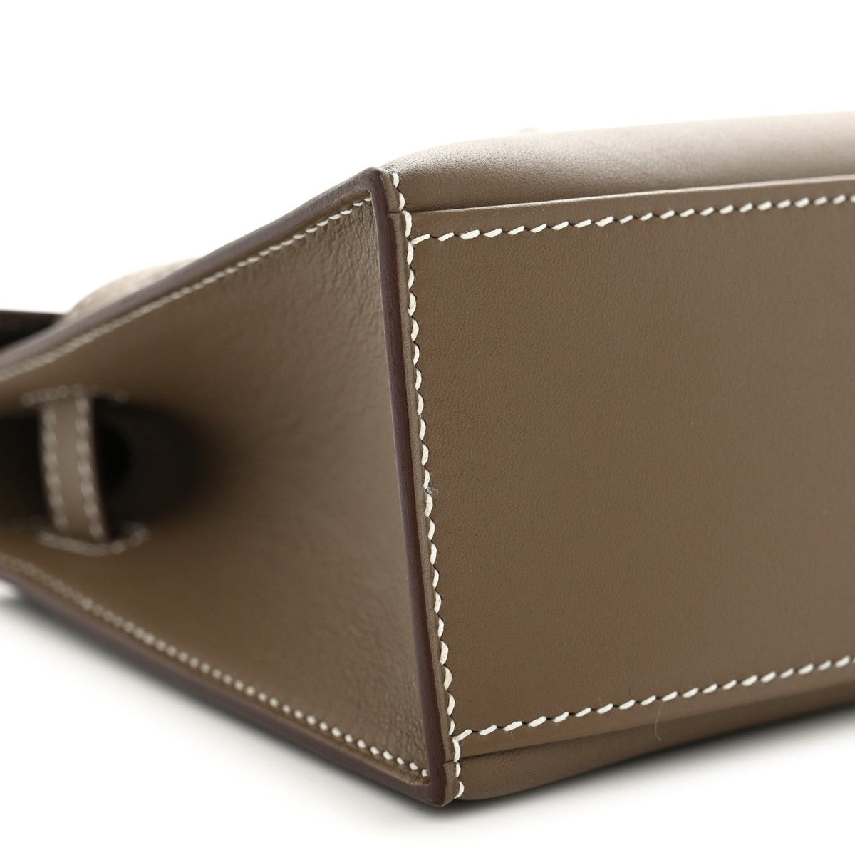Hermès Swift Kelly Pochette Clutch Etoupe