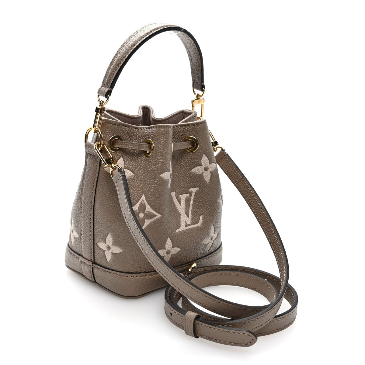 Louis Vuitton Empreinte Monogram Giant Nano Noe Tourterelle Creme