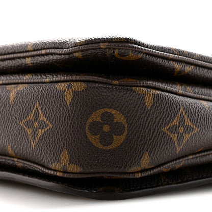 Louis Vuitton Monogram Pochette Metis Brown