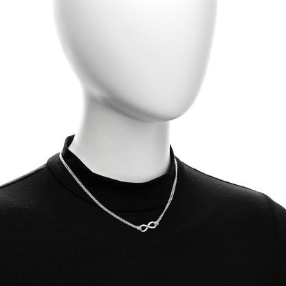 Tiffany Sterling Silver Infinity Pendant Necklace