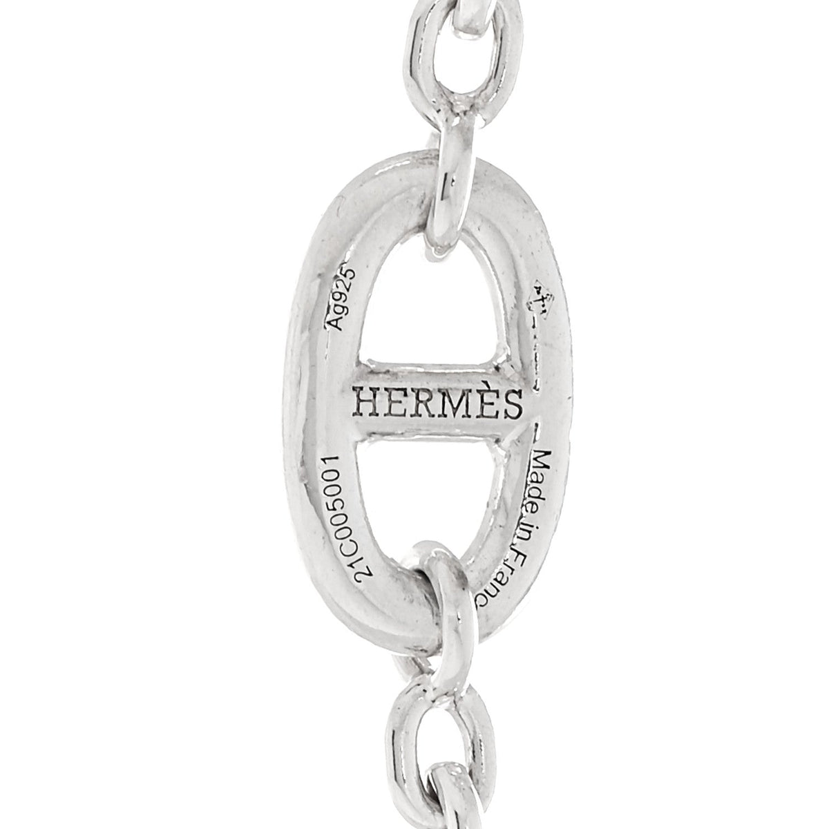 Hermès Sterling Silver Farandole Necklace 160