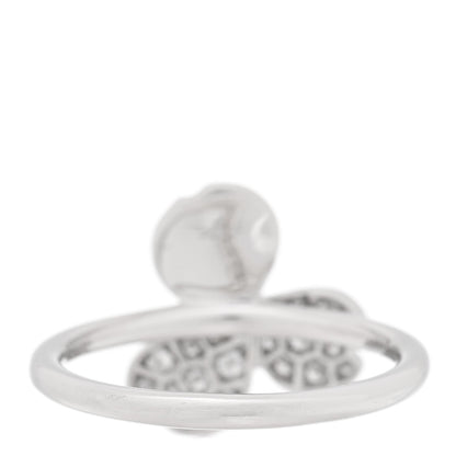 Tiffany Platinum Diamond Paper Flowers Ring 50 5.25