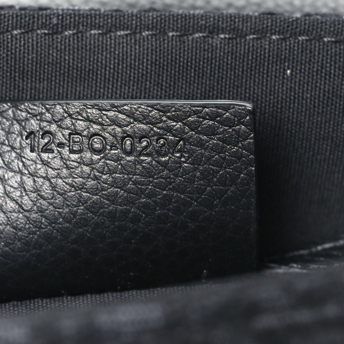 Dior Oblique Jacquard Grained Calfskin Mini Saddle Messenger Bag Black