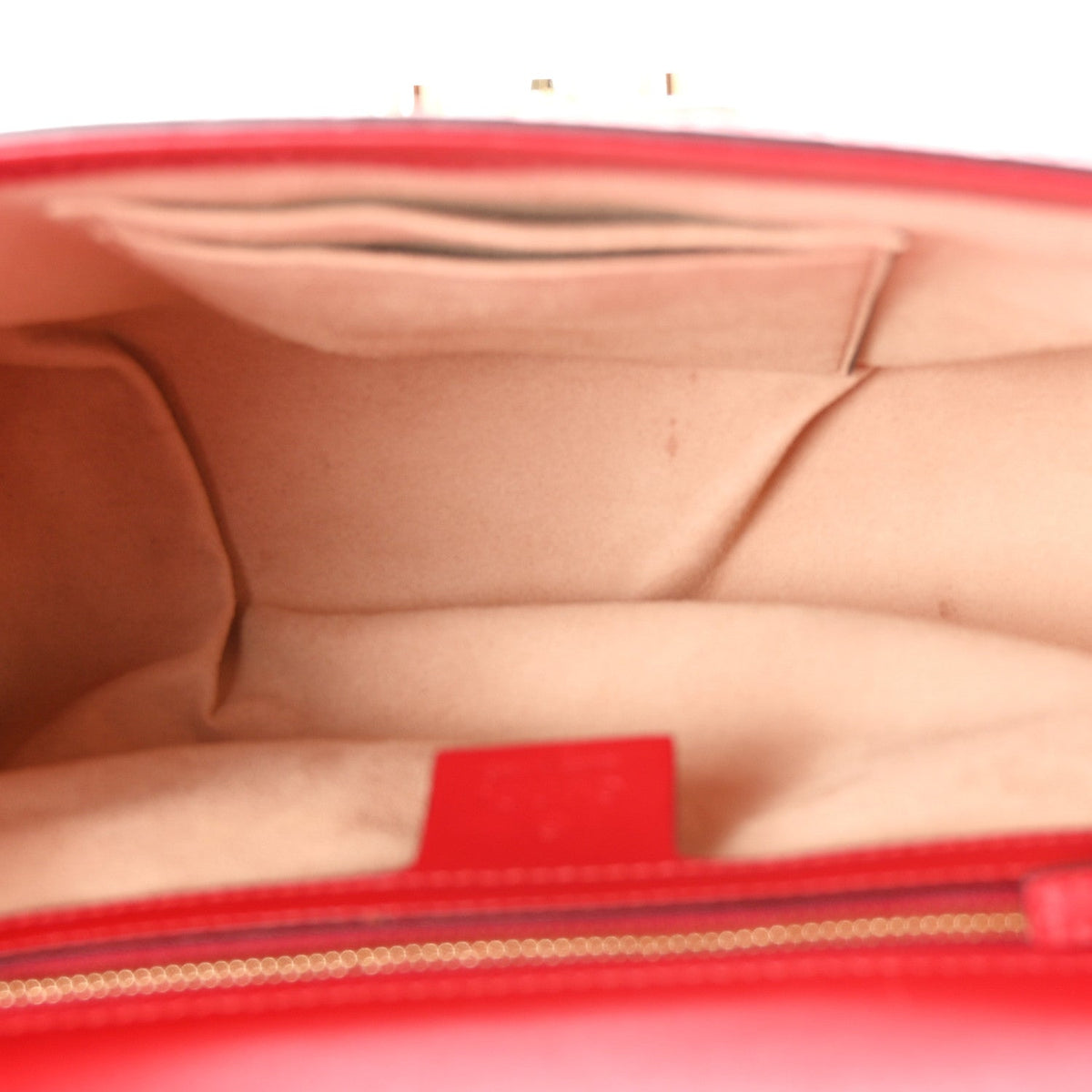 Gucci Guccissima Medium Padlock Shoulder Bag Hibiscus Red 1980302