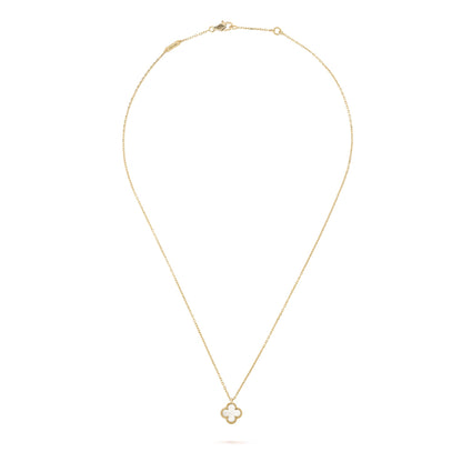 18K Yellow Gold MOP VCA Sweet Alhambra Pendant