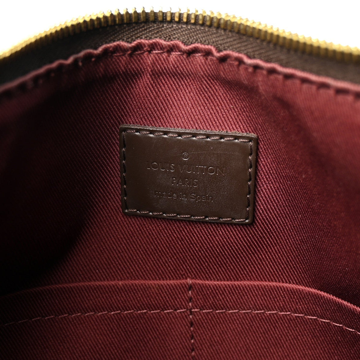 Louis Vuitton Damier Ebene Lymington Bag Brown