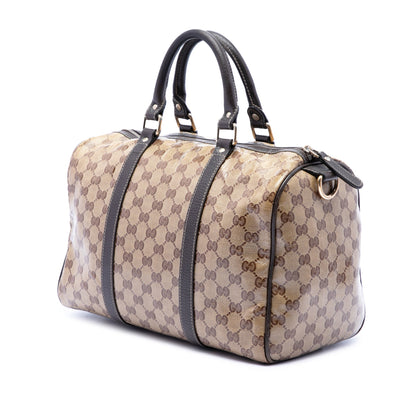 Joy Boston Bag GG Coated Canvas Medium