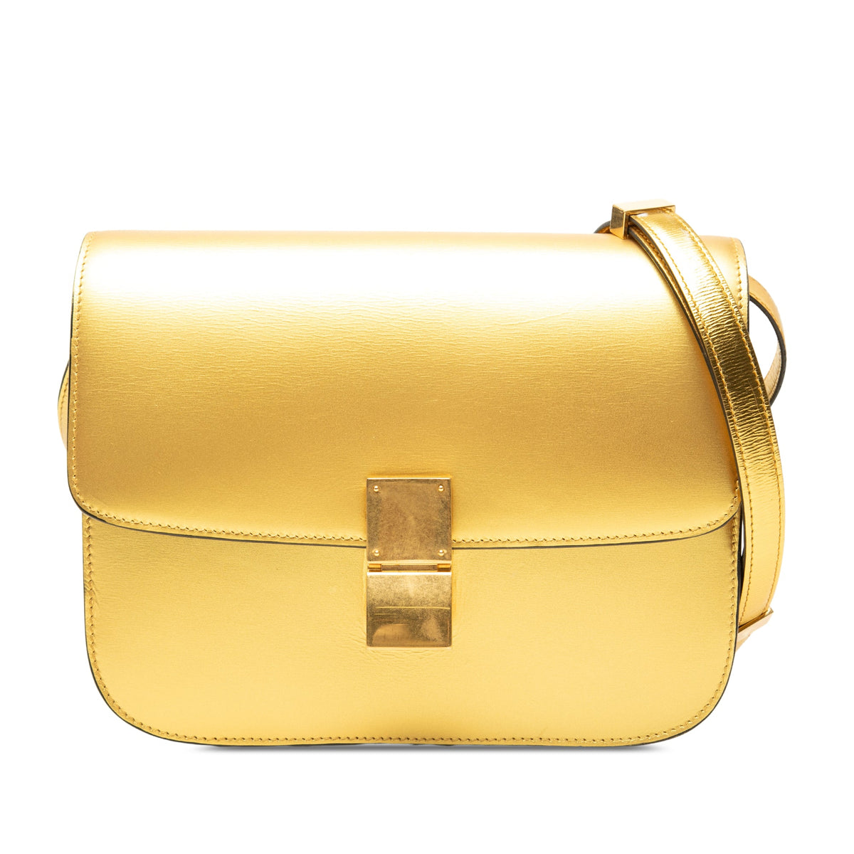 Classic Box Bag Grainy Leather Medium
