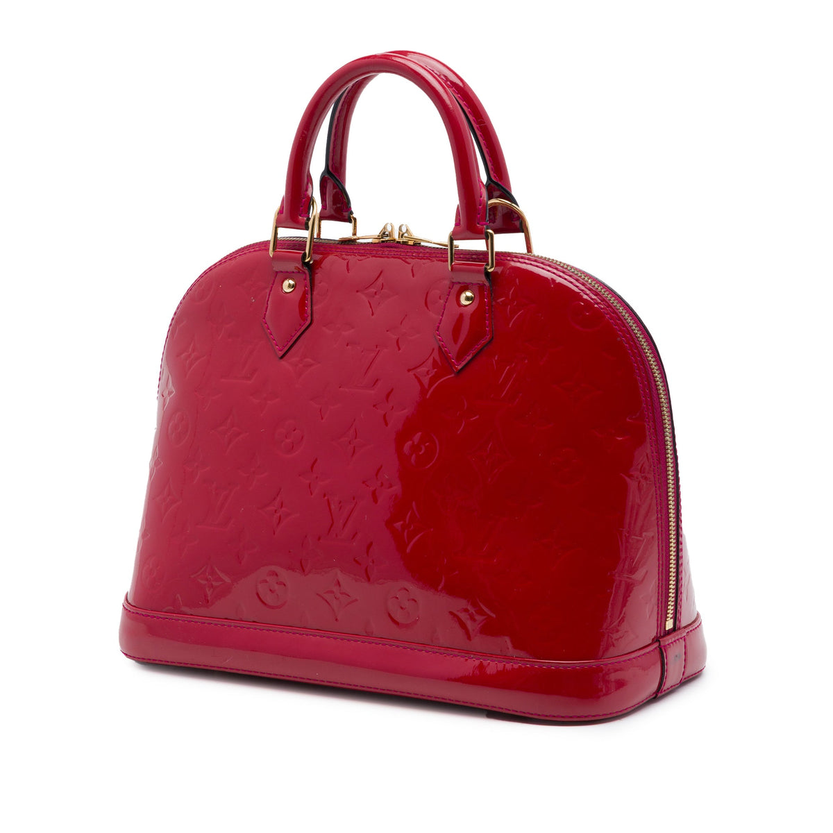 Alma Handbag Monogram Vernis PM
