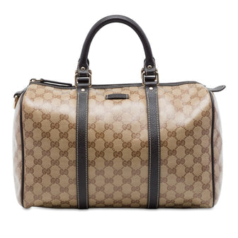 Joy Boston Bag GG Coated Canvas Medium