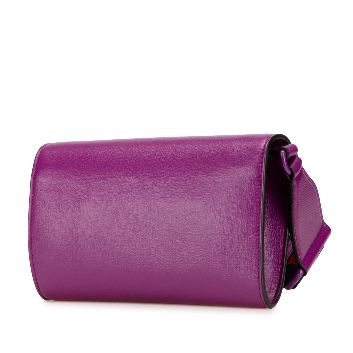 Horsebit 1955 Curved Flap Shoulder Bag Leather Mini