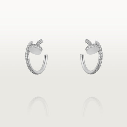18K Gold Diamonds Cartier Juste un Clou Earrings