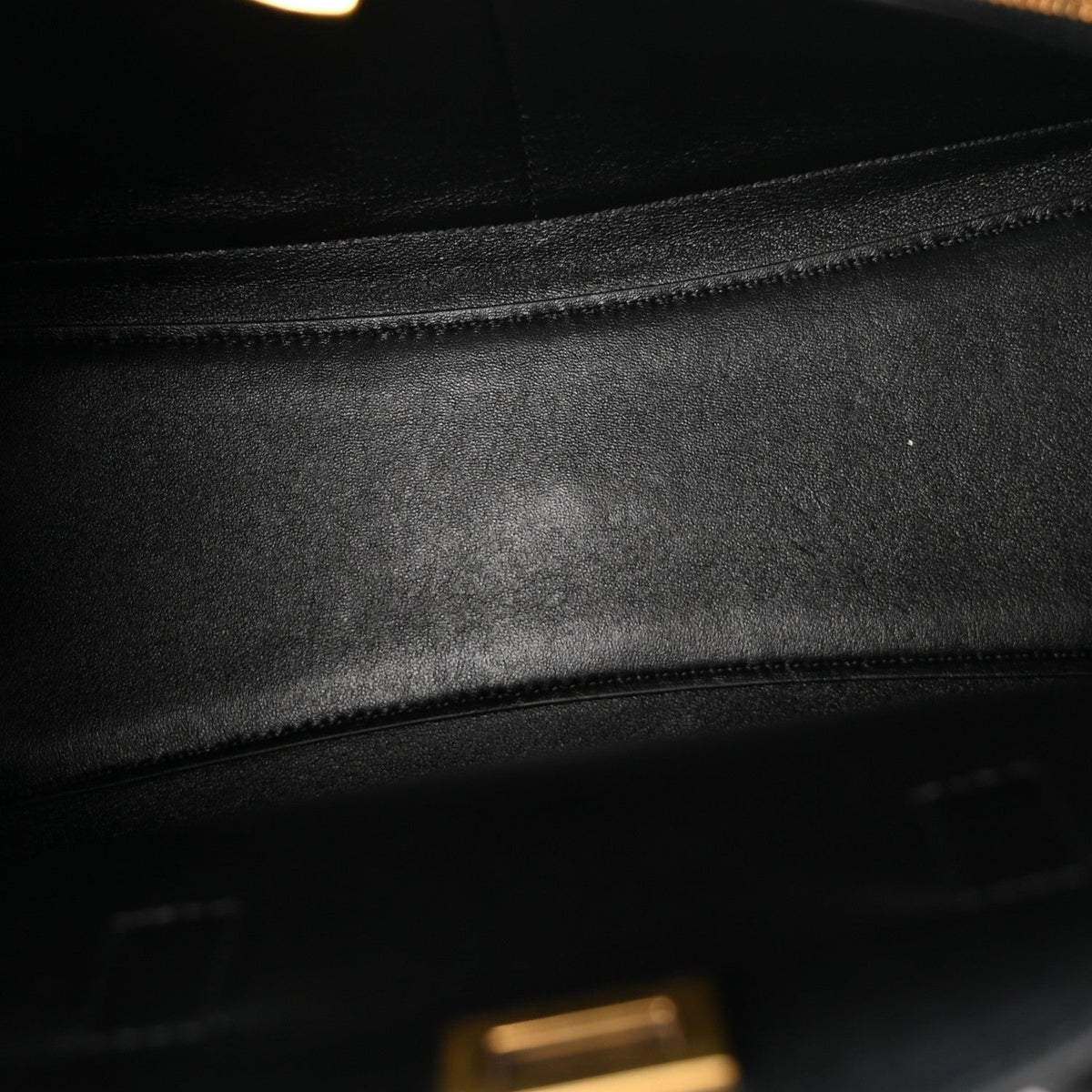 Balenciaga Smooth Calfskin Small Bel Air Carry All Bag Black