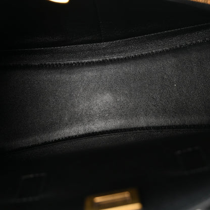 Balenciaga Smooth Calfskin Small Bel Air Carry All Bag Black