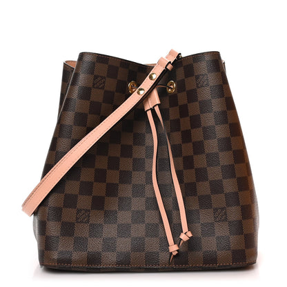 Louis Vuitton Damier Ebene Neonoe MM Venus Pink