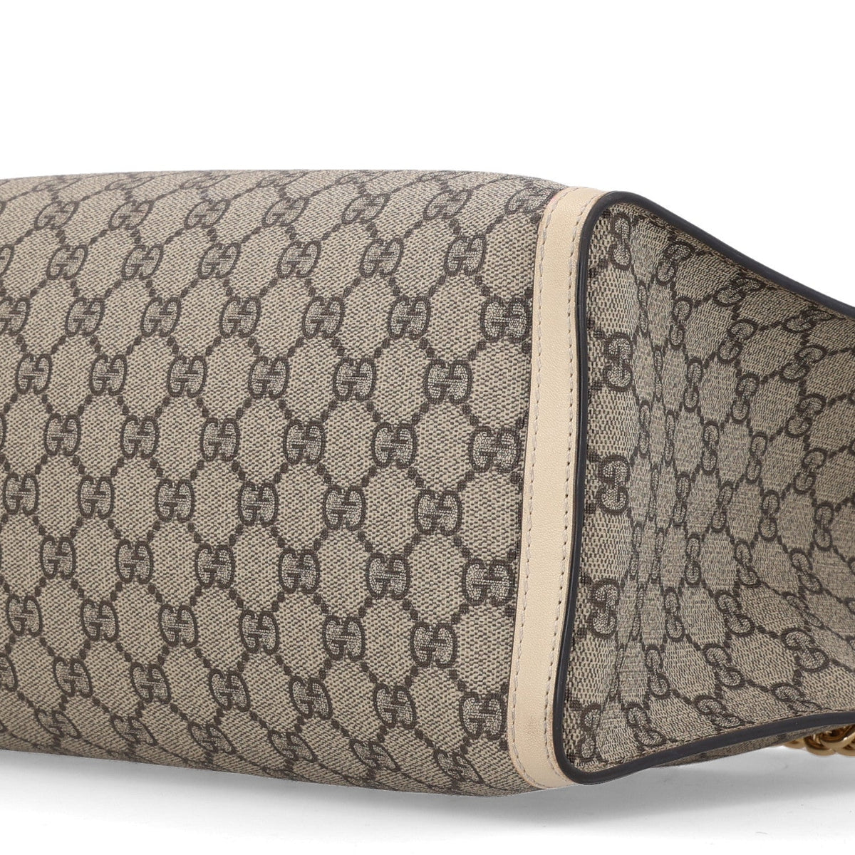 Gucci GG Supreme Monogram Medium Padlock Tote White 1985192