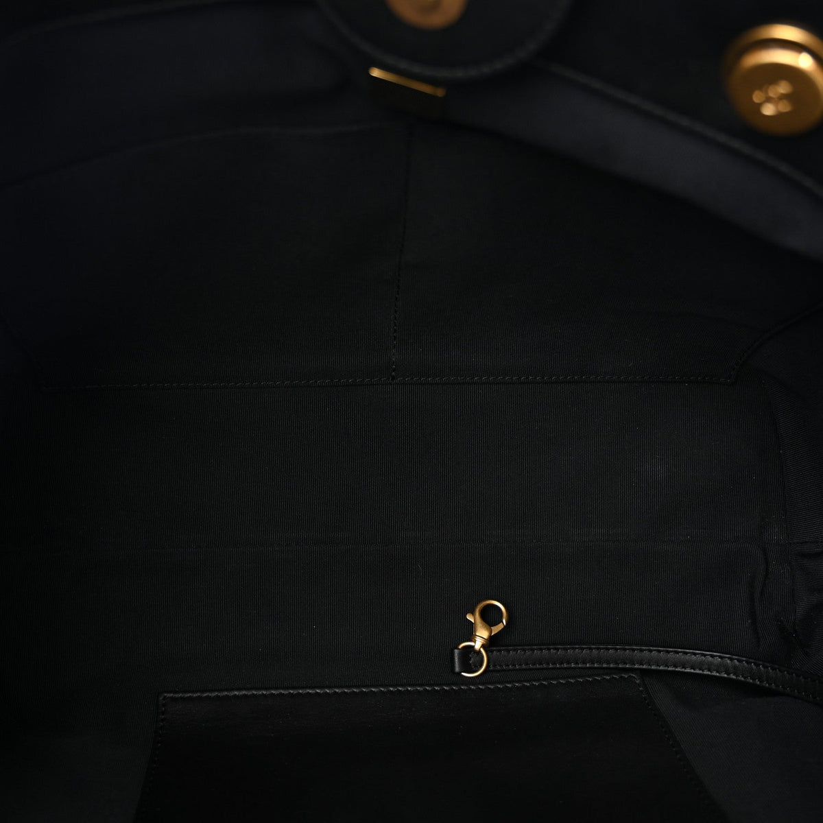 Chanel Denim Calfskin Quilted Small Deauville Tote Black