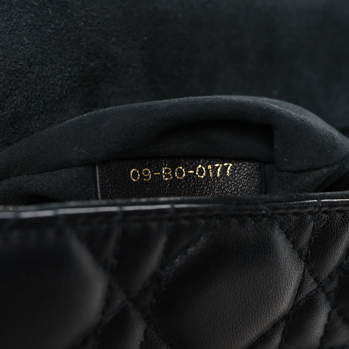 Christian Dior Lambskin Cannage Large Dioraddict Flap Black