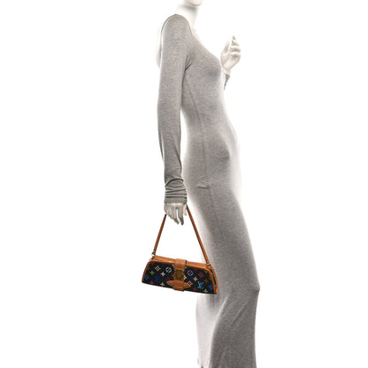 Louis Vuitton Monogram Multicolor Shirley Black