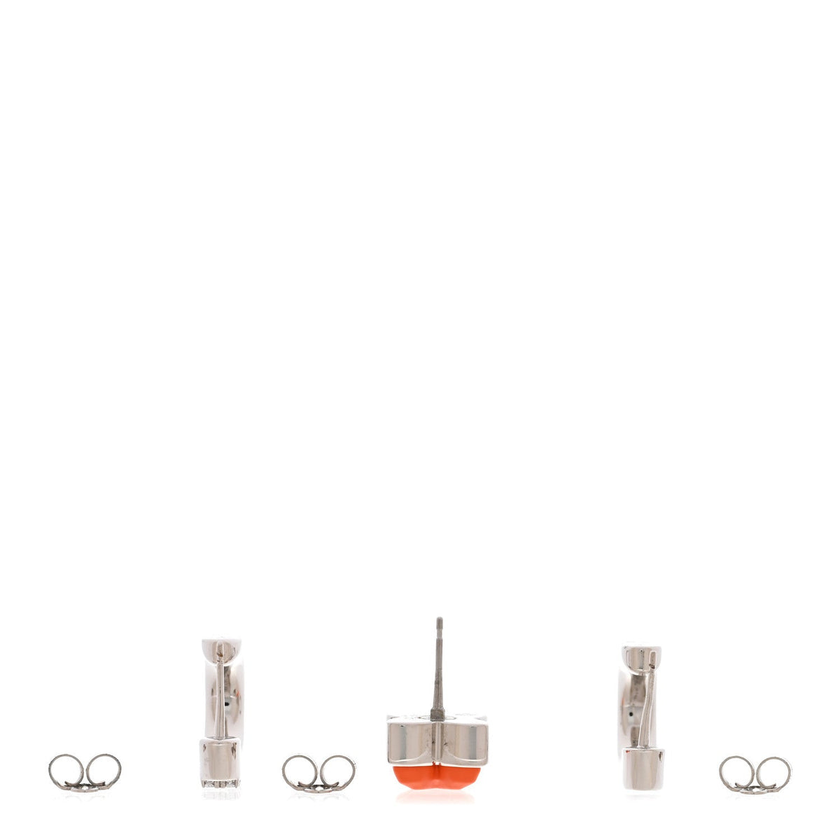 Louis Vuitton Metal Crystal Beads Earrings Set of 3 Multicolor