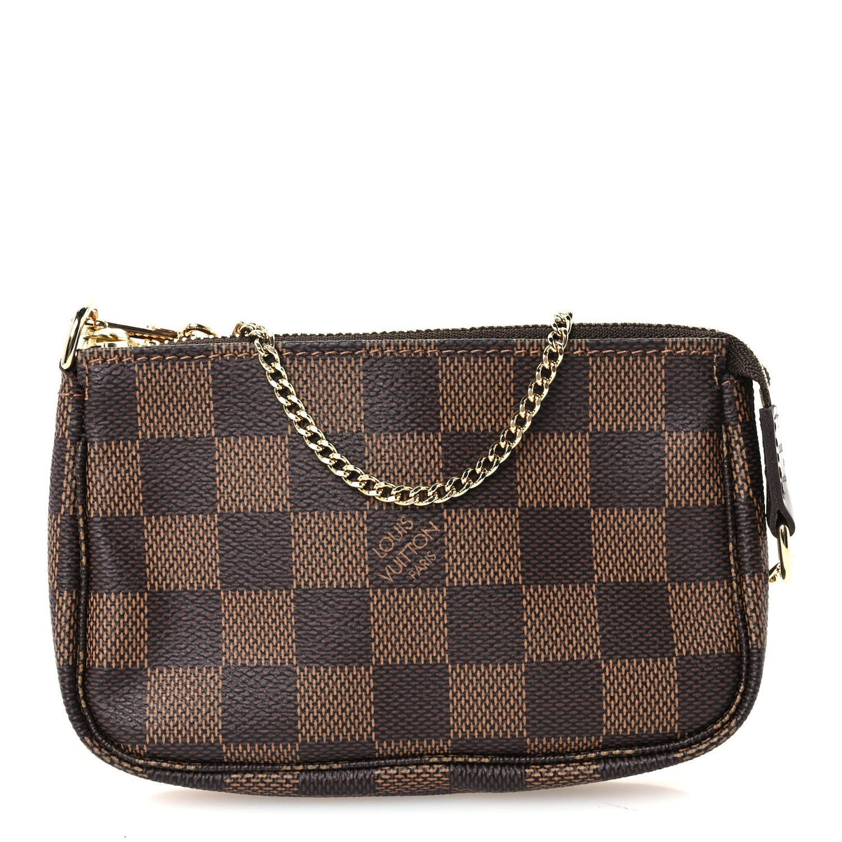 Louis Vuitton Damier Ebene Mini Pochette Accessories Brown 1964401