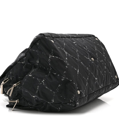 Chanel Nylon Travel Duffel Bag Black
