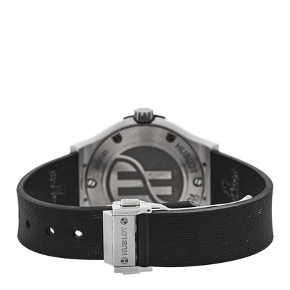 Hublot Titanium Rubber 33mm Classic Fusion Quartz Watch Black 581.NX.1171.RX