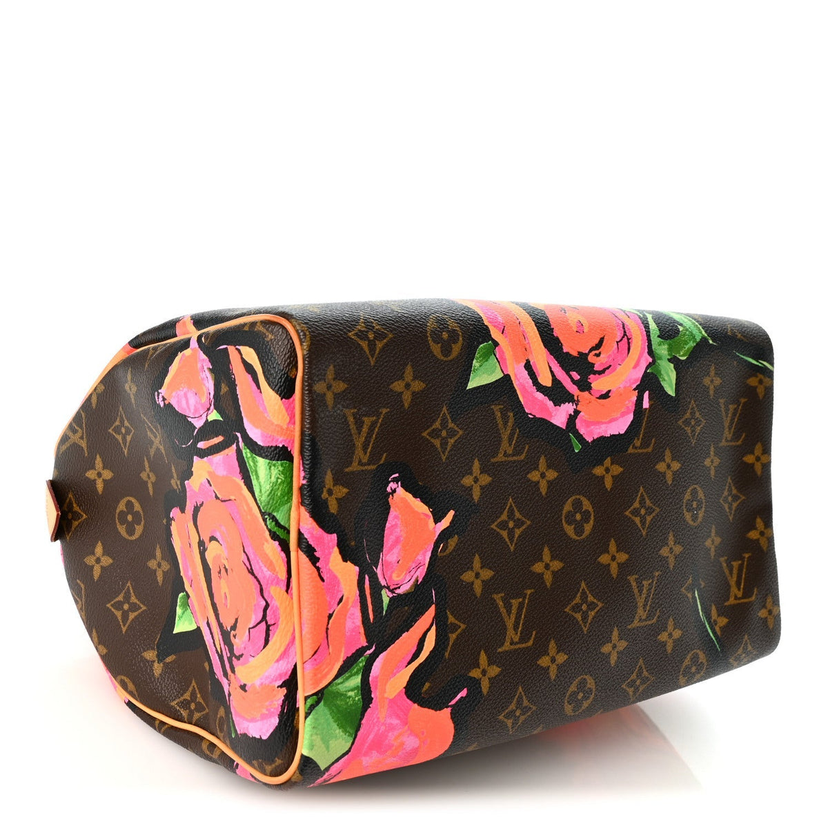 Louis Vuitton Monogram Roses Speedy 30 Brown